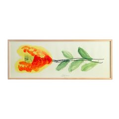 山口一郎 原画 オレンジの薔薇 2025 new song 一点物 山口一郎 原画