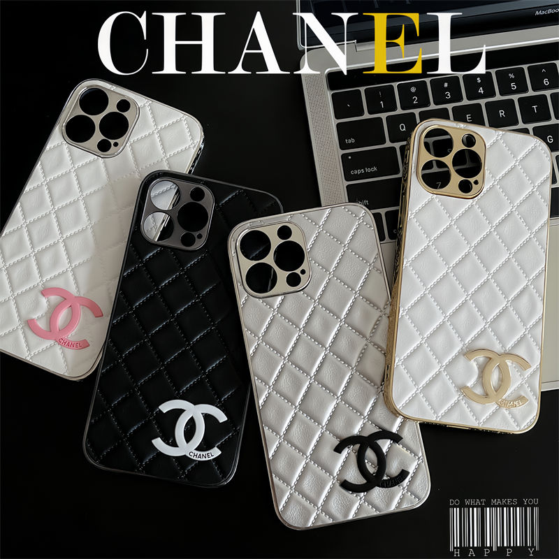 Chanel シャネルiphone 16 15/14 pro/15 pro max カバー ストラップ付