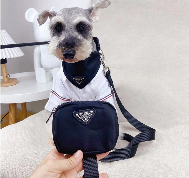 Prada プラダ ハイブランド猫用リード パロディ ハイブランド ペット