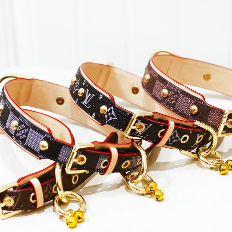ルイヴィトン ペット用品 犬 首輪 牽引ロープ 2点セット louis vuitton