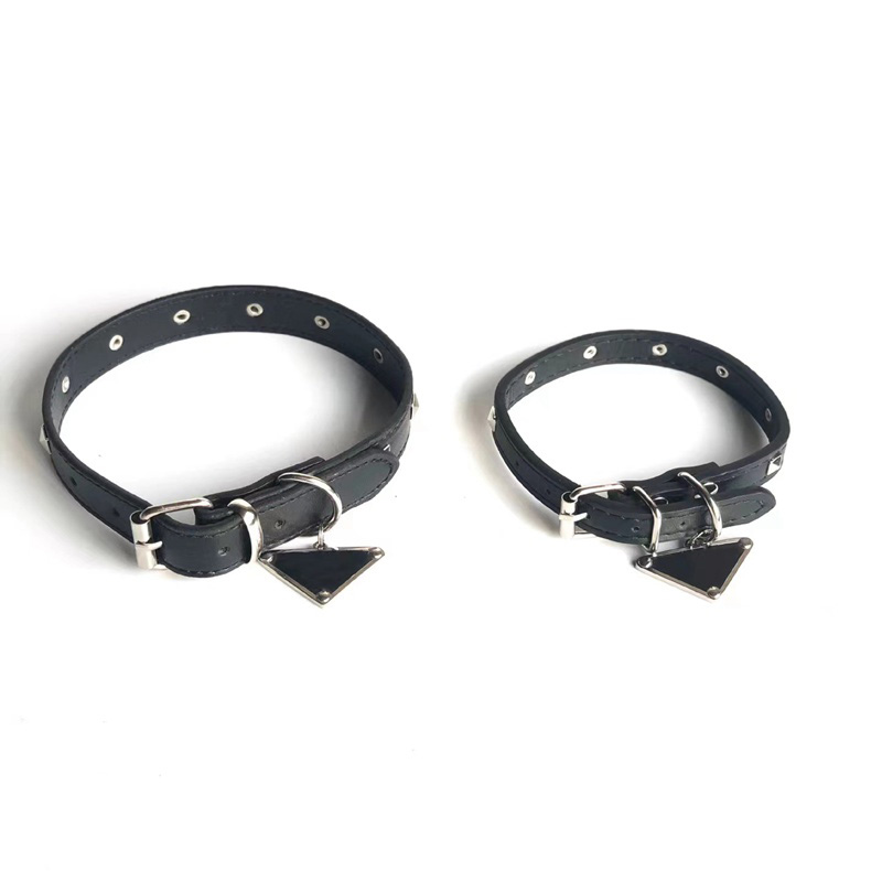 PRADA ナイロン製犬用首輪 黒