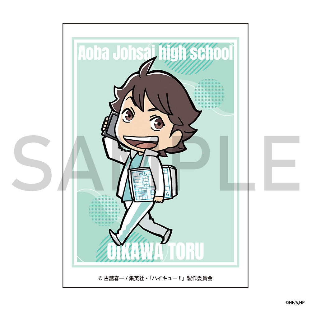 ハイキュー!! 横断幕 キャラ映え クリアファイル&ステッカー 及川徹