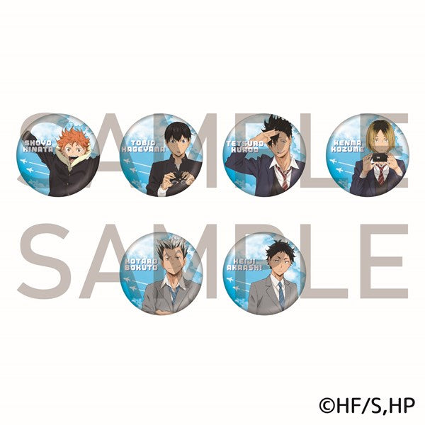 ハイキュー ベースヤードトーキョー オーロラ缶バッジ 影山飛雄16個