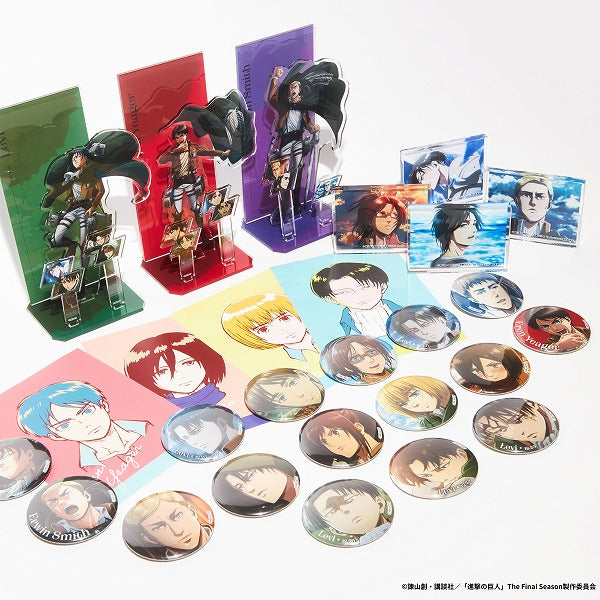 進撃の巨人 リヴァイ WITSTUDIO 缶バッジ 進撃の巨人 witstudio 缶