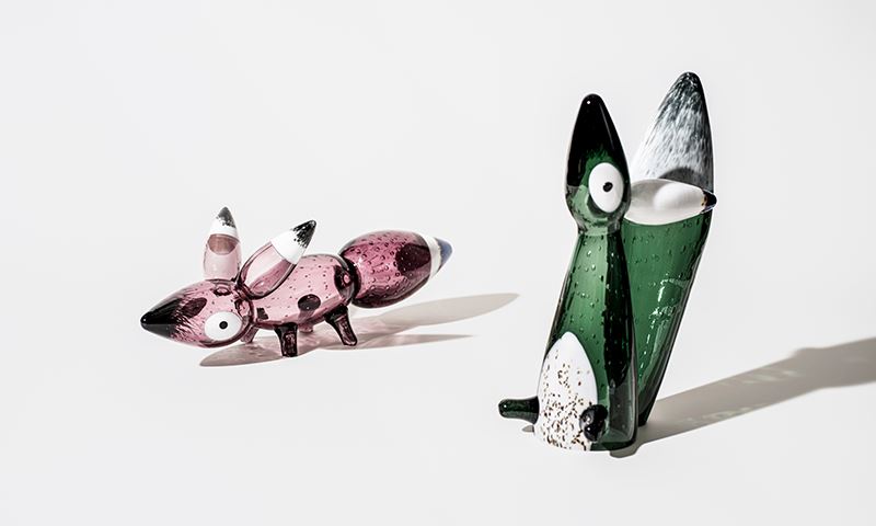 イッタラ フォクス vulpes ornament sitting 80mm イッタラ フォクス