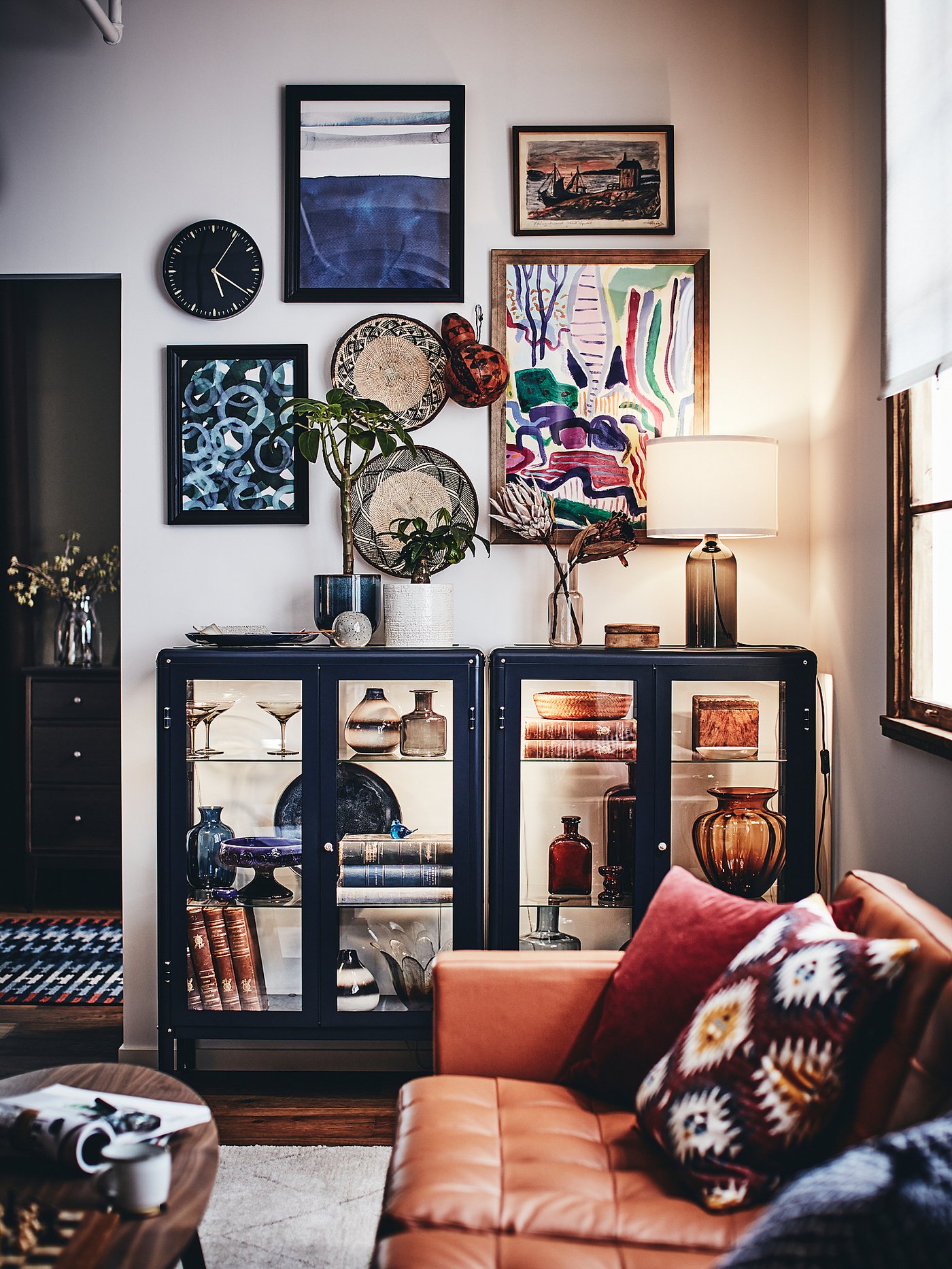 FABRIKÖR ファブリコール コレクションケース, ブラックブルー ブルー