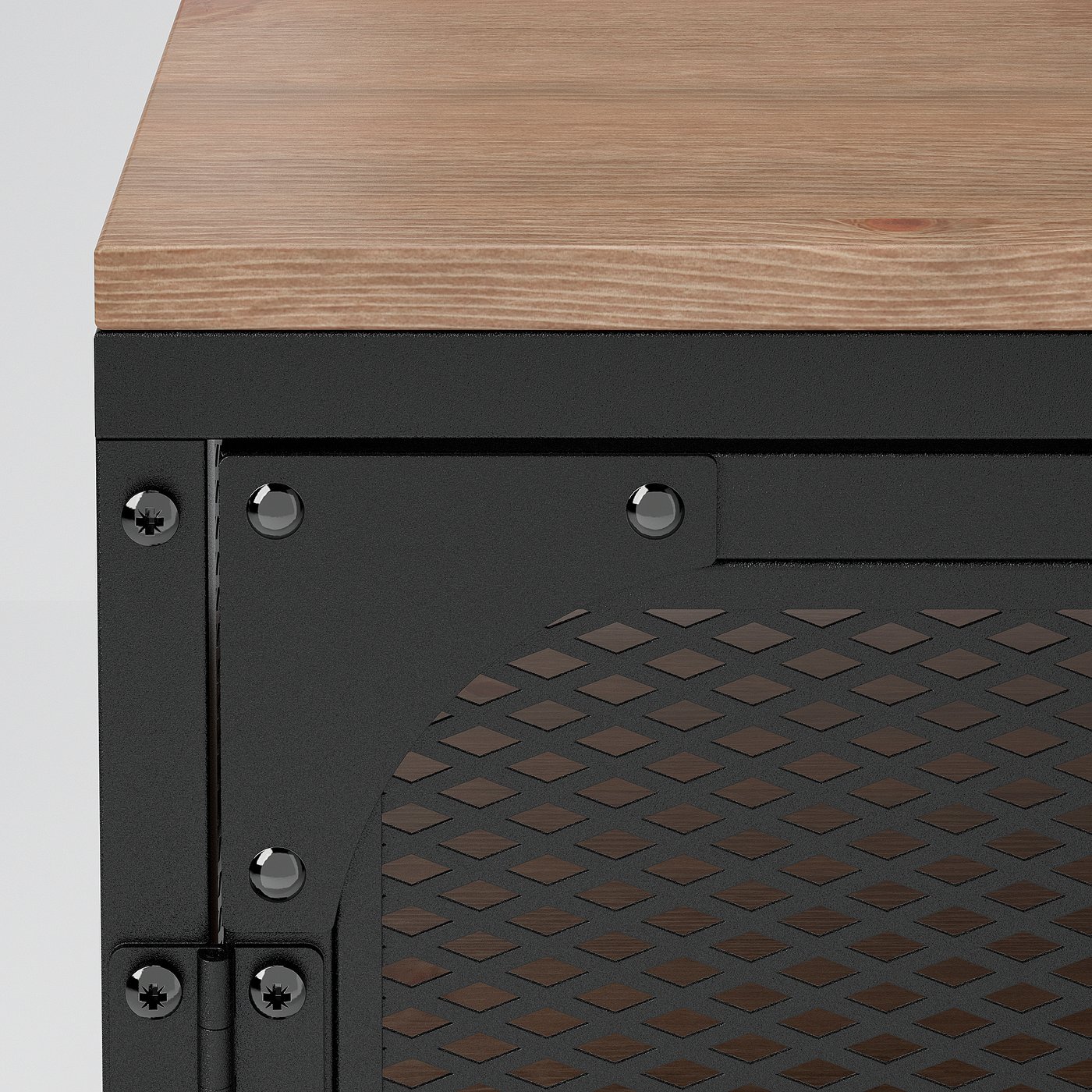 FJÄLLBO フィエルボ テレビ台, ブラック, 100x36x54 cm - IKEA