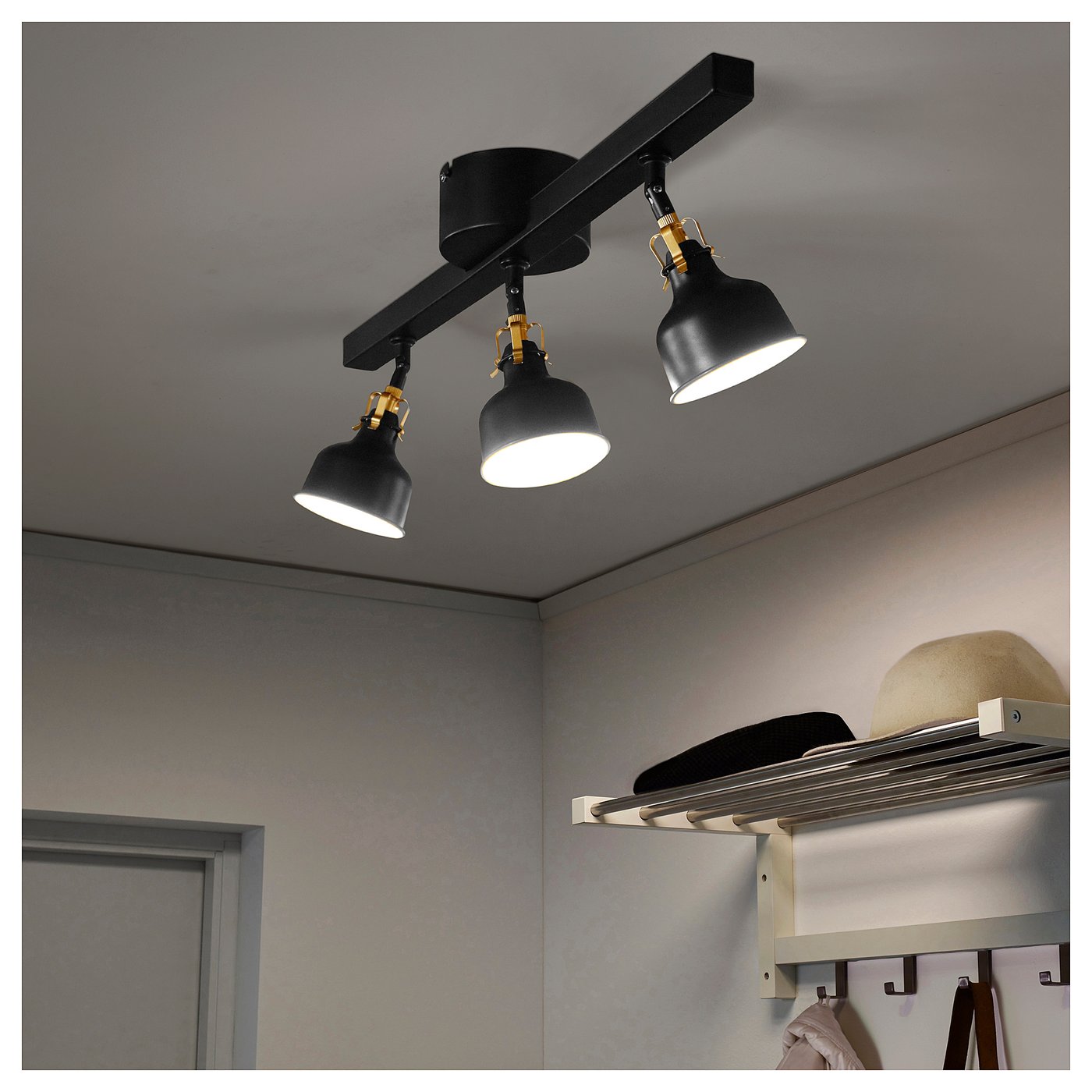 IKEA BAROMETER ゴールド 5灯スポットライト IKEA BAROMETER