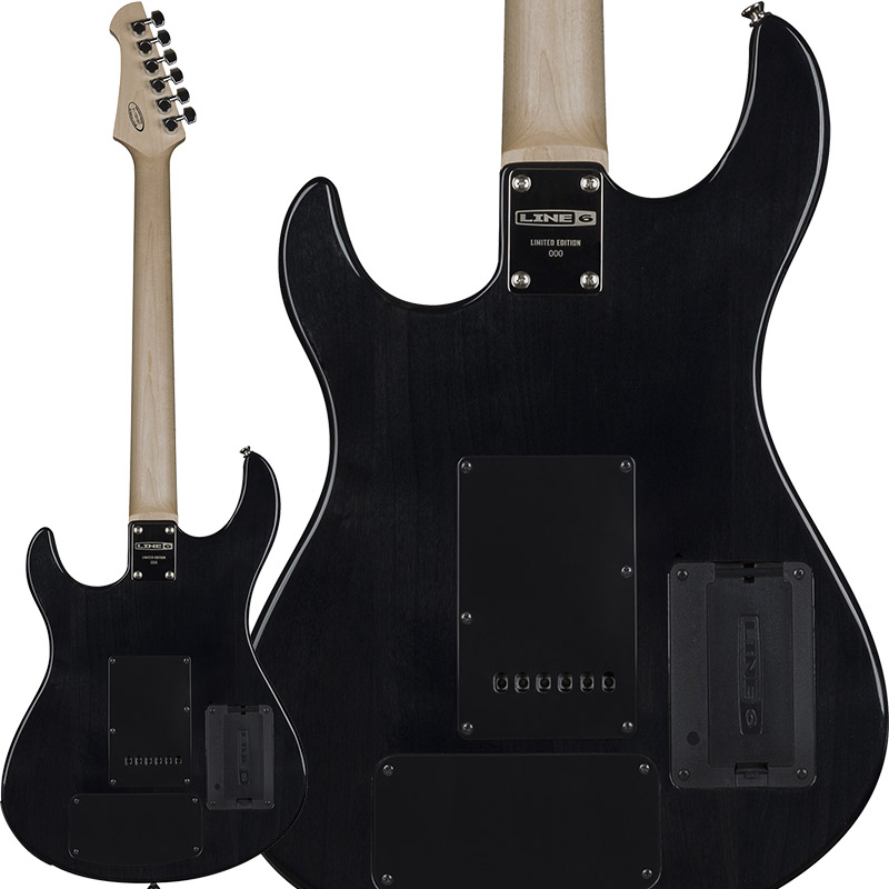 LINE6から、トランスルーセント・ブラック・フィニッシュとフレイム