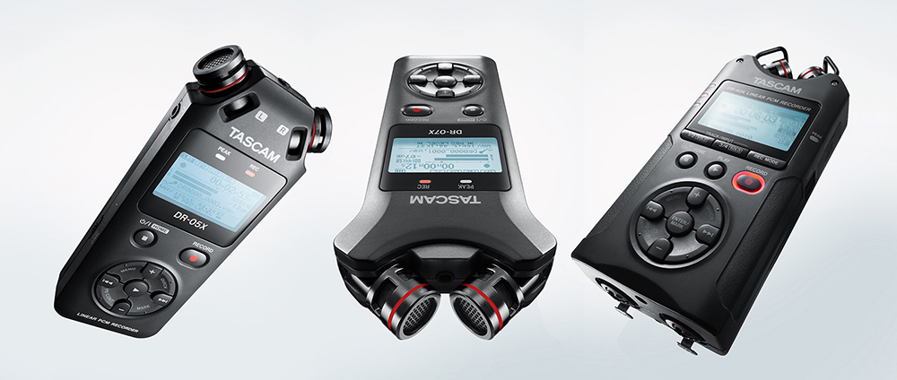 NAMM 2019】【TASCAM】新型ステレオ/ハンディ・レコーダー3機種『DR