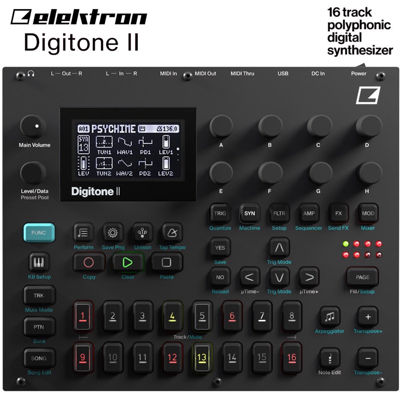 Elektron Digitone ポリフォニックシンセサイザー おまけ付き elektron