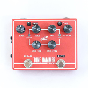 大定番のベースプリアンプ Aguilar TONE HAMMER V2 に、 “Vermillion