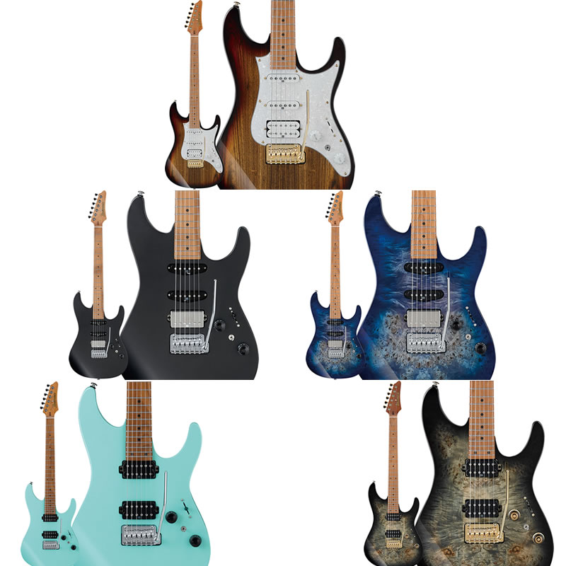 Ibanez】 アイバニーズPremiumシリーズから、新たなAZモデルが5種類