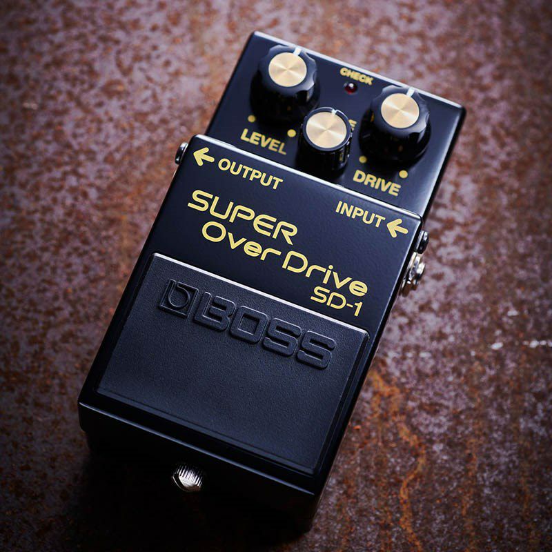 ☆BOSSのオーバードライブエフェクター、SD-1の40周年記念限定モデル