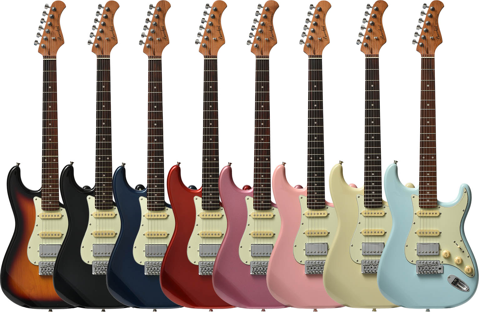 Bacchus エレキギター ローステッドメイプル指板 Bacchus エレキギター