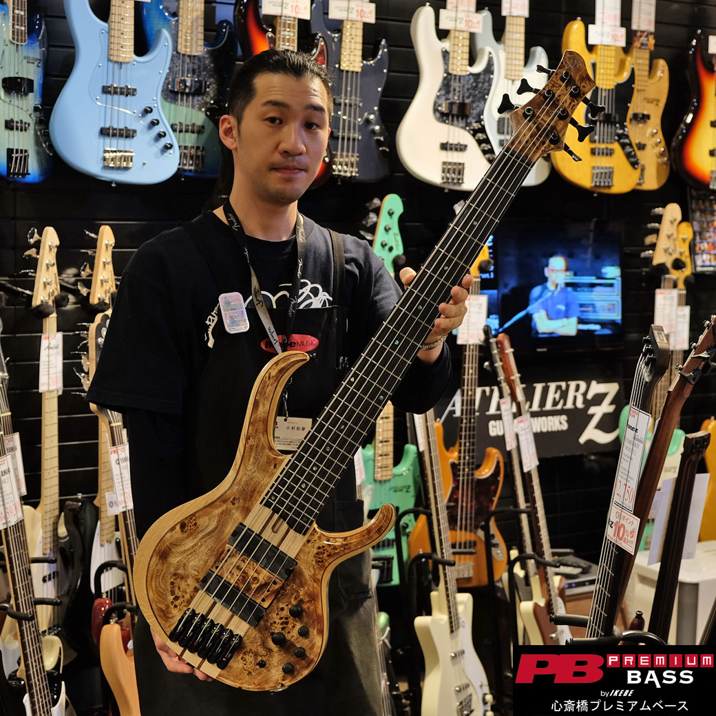 33インチ仕様を採用した6弦のBTB！Bass Workshopだからこそ実現した