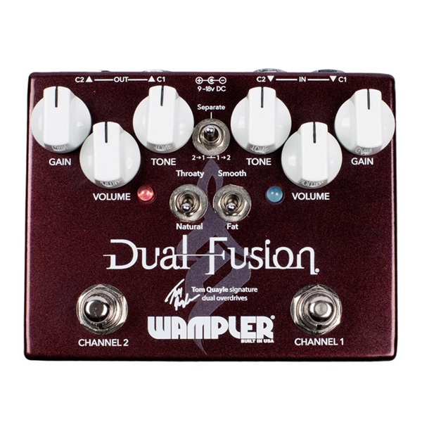 Wampler Pedals Dual Fusion（ワンプラーペダル）オーバードライブ