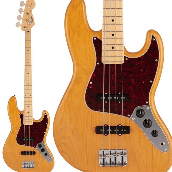 Fender Made in Japan Hybrid II Jazz Bass (Vintage Natural/Maple