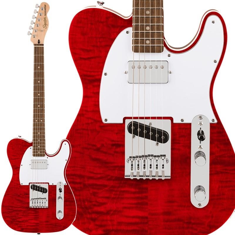squier テレキャス 赤 美品』SQUIER BY FENDER Telecasterレースレッド