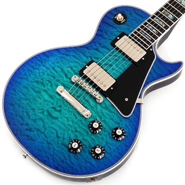 Gibson 1968 Les Paul Custom 7A Quilt Top Gloss (Trans Blue) 【S/N