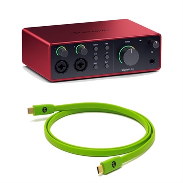 Focusrite Scarlett 4i4 gen4(4in4out・USB-C オーディオ