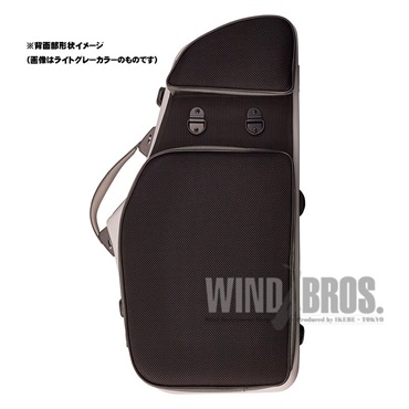 BAM バム ソプラノ・アルトサックスダブルケース ハイテック ブラック