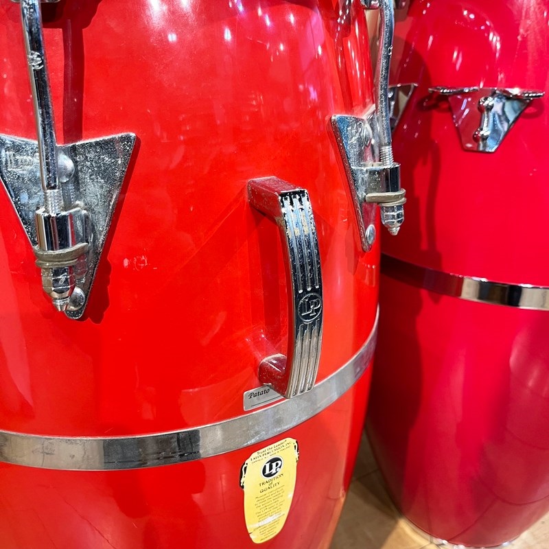 LP USED 中古 PATATO Signature Fiberglass Quinto & Conga / Red