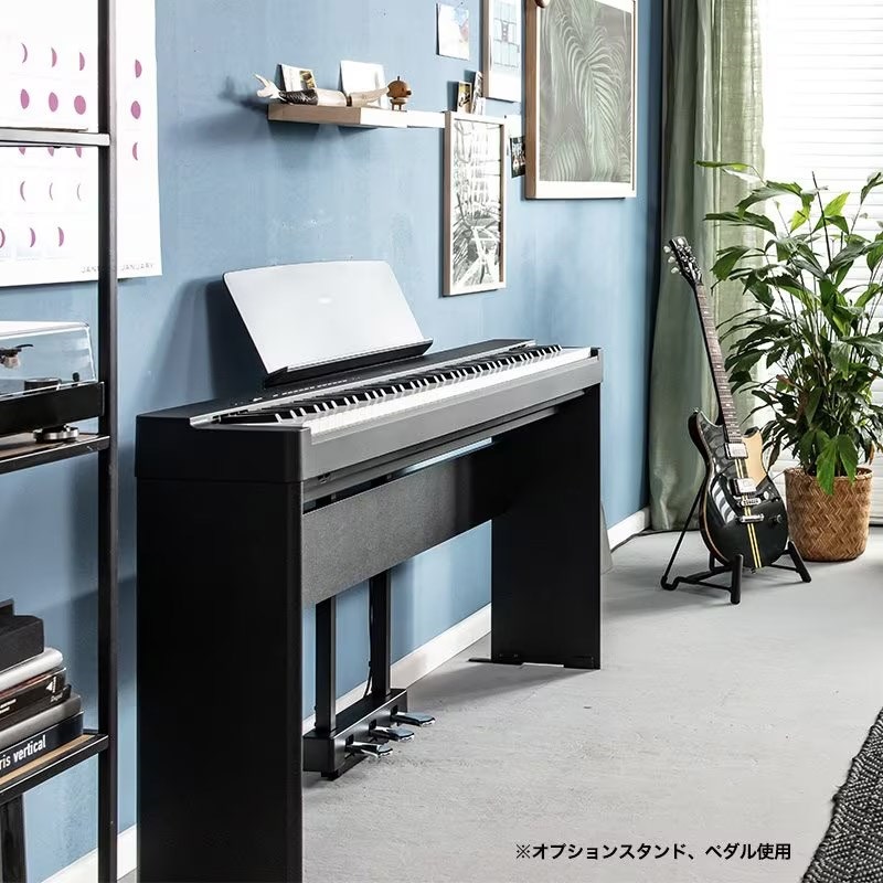 ヤマハ YAMAHA 電子ピアノ P-225B 一部未使用 電子ピアノ(ブラック