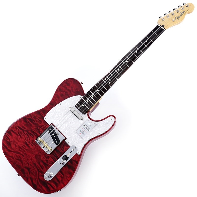 Fender Made in Japan 2024 Collection Hybrid II Telecaster QMT (Red