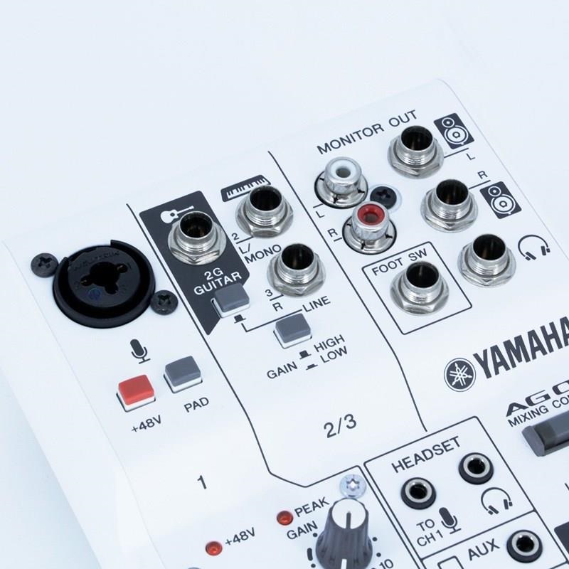 p*8様 YAMAHA AG03 オーディオインターフェース 図解】AG03の接続方法