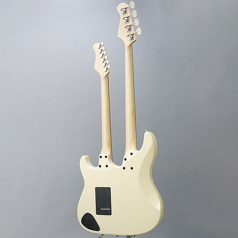 ダブルネックエレキギター&ベース サンバースト ダブルネックエレキ