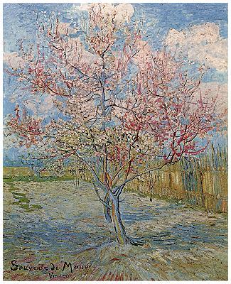 ビスコンティ ヴァンゴッホコレクション 花咲く桃の木 ローラーボール