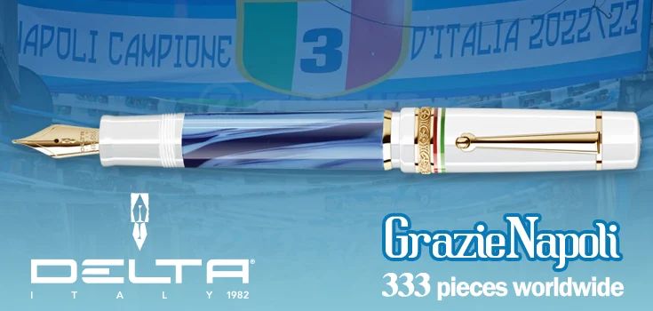 デルタ 限定生産品 グラッツェナポリ 万年筆 14K Delta Grazie Napoli