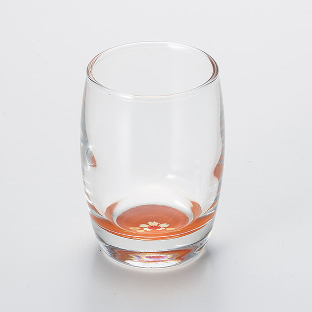 ぐいのみグラス 桜 黒/赤/緑/青/ピンク 12-12110/12111/12112/12201