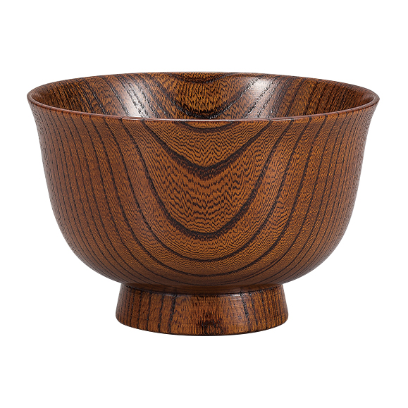 汁椀 羽反型 総スリ 木製 漆塗り FC9-8 漆器の井助