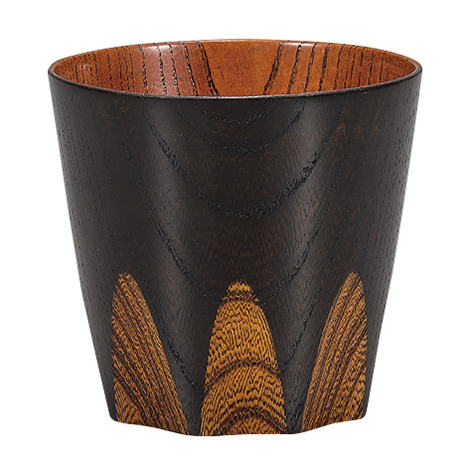 游カップ 漆切子 赤/黒/緑 木製 漆塗り FC2-7/8/9 漆器の井助