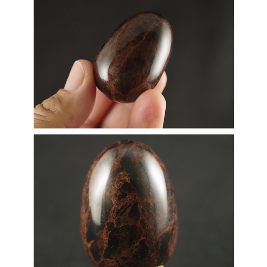 十勝石 卵型磨き石 61g 天然石販売 名取貴石 天然石原石鉱物結晶