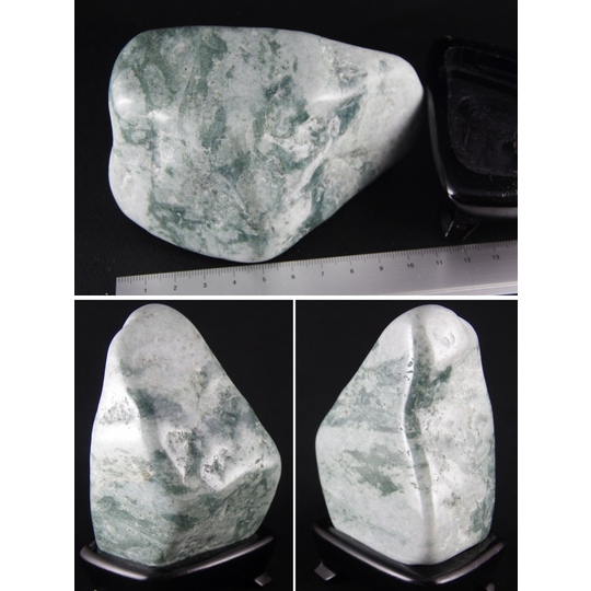 糸魚川産翡翠原石 磨き 770g 天然石販売 名取貴石 天然石原石鉱物