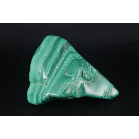 マラカイト（孔雀石）原石磨き 362g 天然石販売 名取貴石 天然石