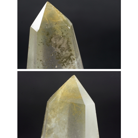 ルチルクォーツポイント128g 天然石販売 名取貴石 天然石原石鉱物