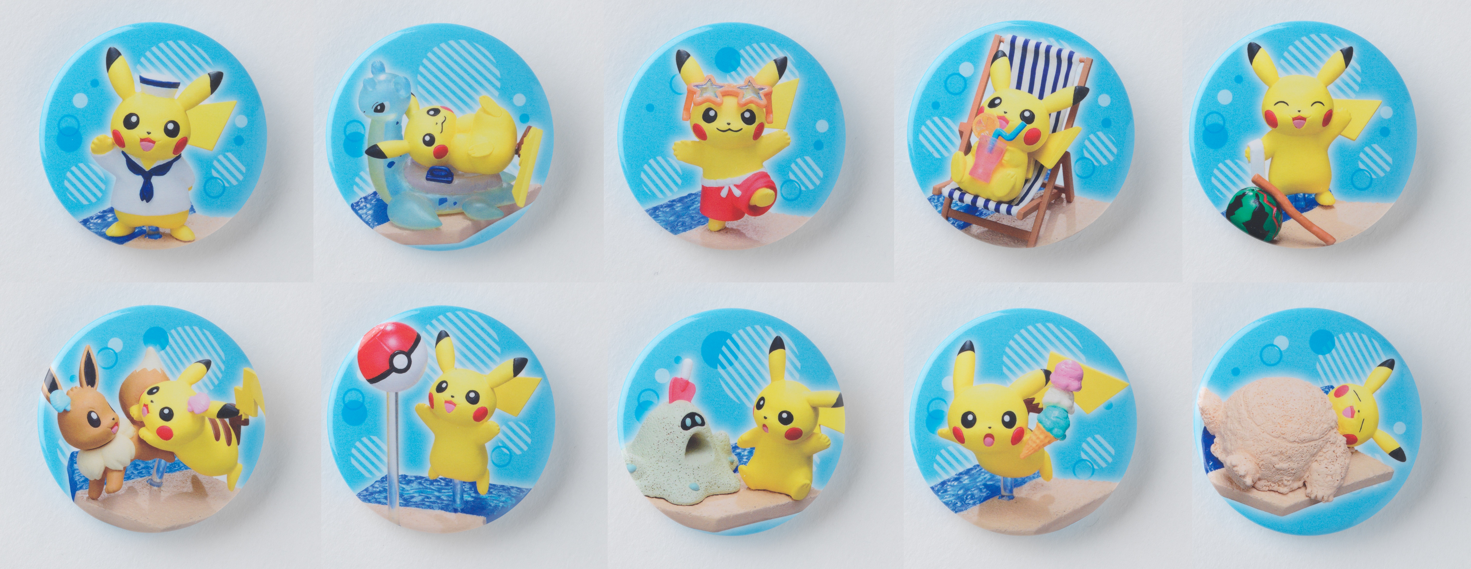 ピカチュウ 記念缶バッジ】ポケモン ピカチュウ ピンバッジ 5周年記念