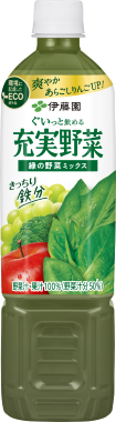 充実野菜 緑の野菜ミックス PET 740g | 商品情報 | 伊藤園 商品情報サイト