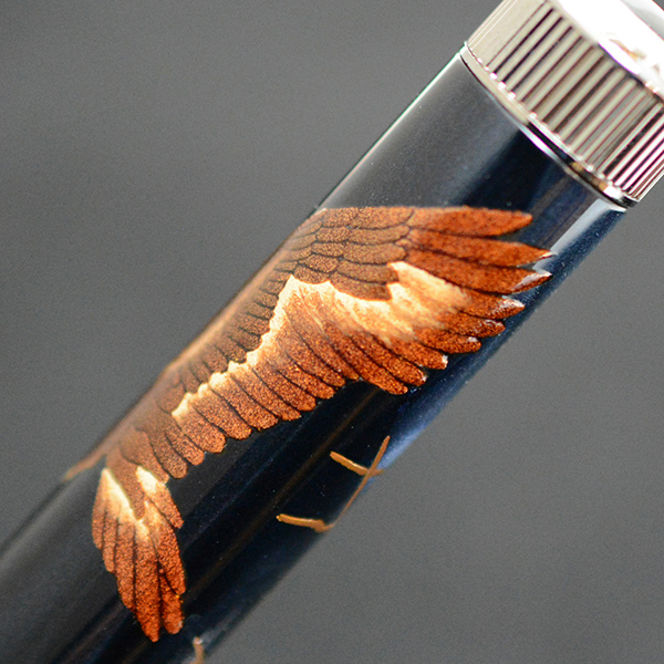 高蒔絵】ROMEO No．3ボールペン 日本の稀鳥 犬鷲（イヌワシ