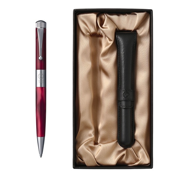 ROMEOギフトセット ボールペン細軸＋ペンケース黒 | 伊東屋