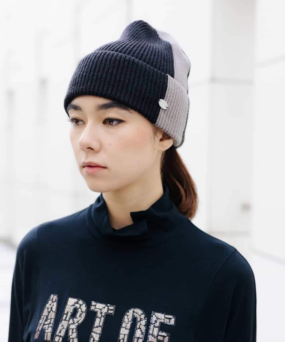 yo biotop（ヨービオトープ）】23AW カシミヤニット帽 ビーニー yo