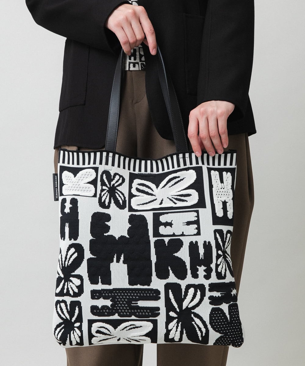 HKイニシャルニットトートバッグ/日本製(トートバッグ) | HIROKO