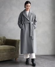 Super100ウールロングチェスターコート(チェスターコート) | MICHEL