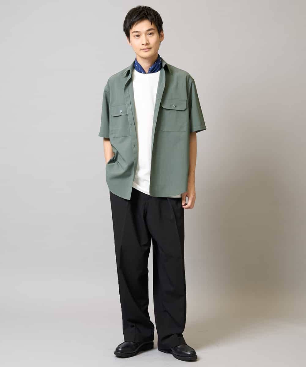 速乾/イージーケア】Wポケットシャツ【夏リライト】(ブラウス・シャツ