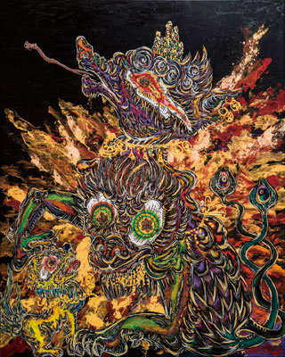 小松美羽 版画 天地の守護神 ED50 小松美羽 版画 天地の守護神 ED50