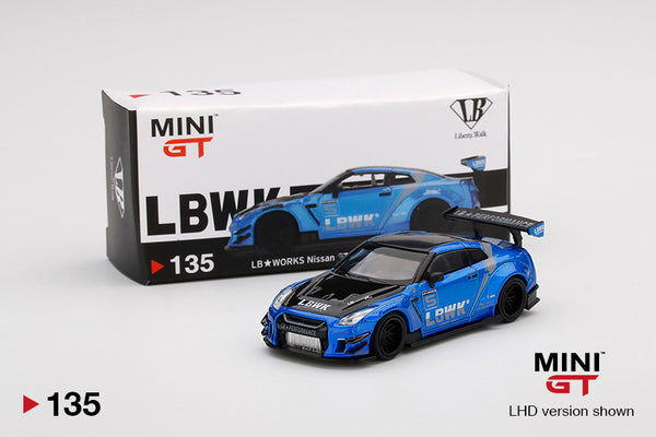 MINIGT ミニGT トイザらス限定 LBワークス 日産GT-R WHITE MINIGT LB